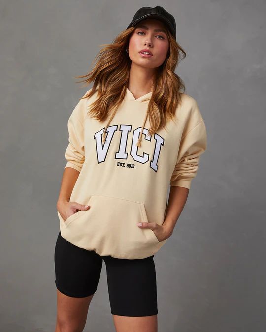 Vici Logo Oversized Hoodie | VICI Collection