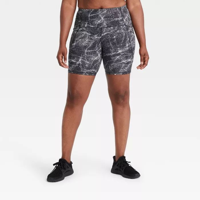 Women's Sculpted Linear Bike Shorts 7" - All in Motion™ | Target