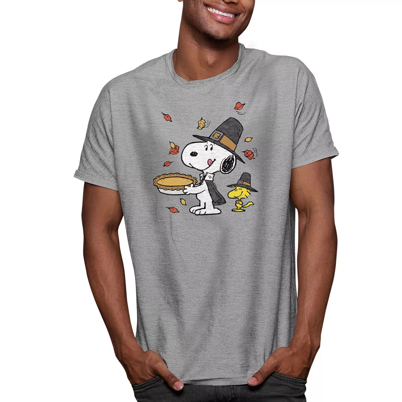 Men's Peanuts Thanksgiving Scene Tee | Kohl's