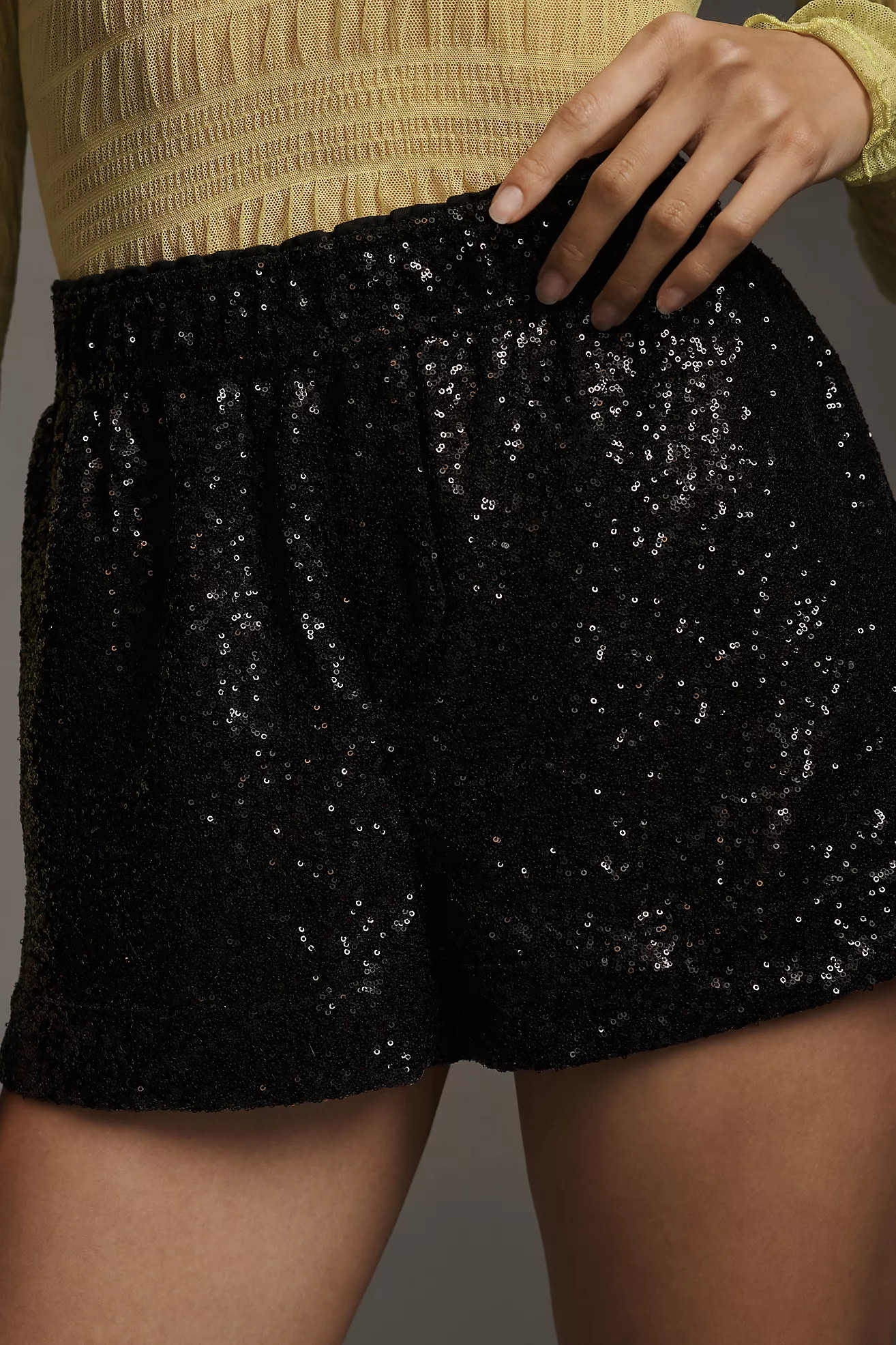 By Anthropologie Sequin Boxer Shorts | Anthropologie (US)
