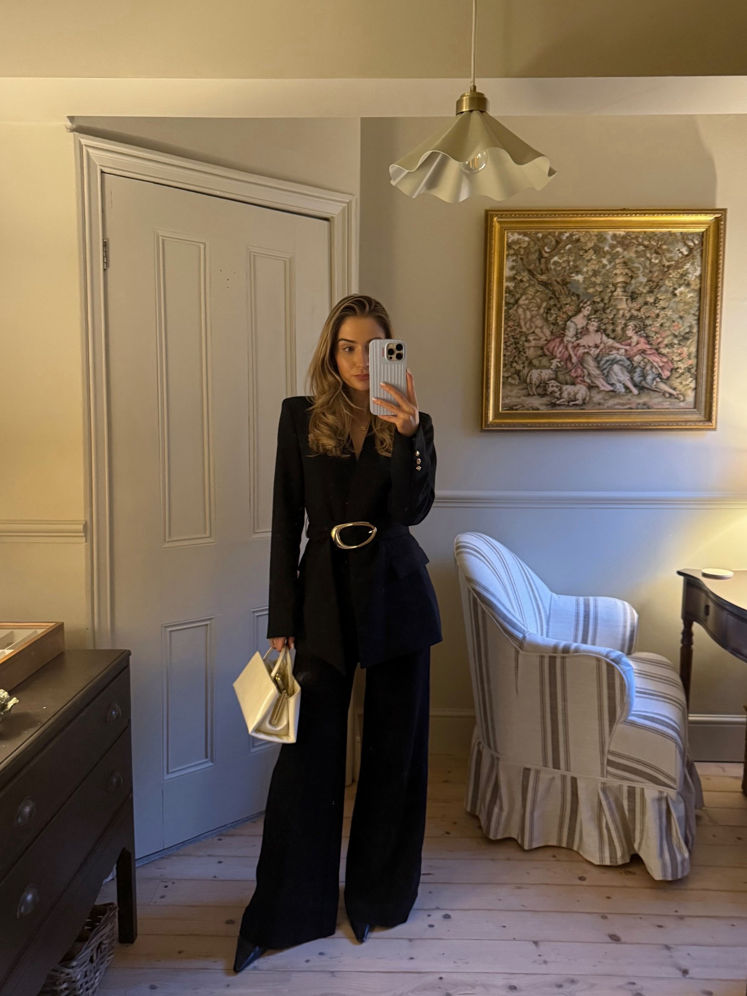 Zara blazer size small, me&em trousers size 4 (short length) 🖤