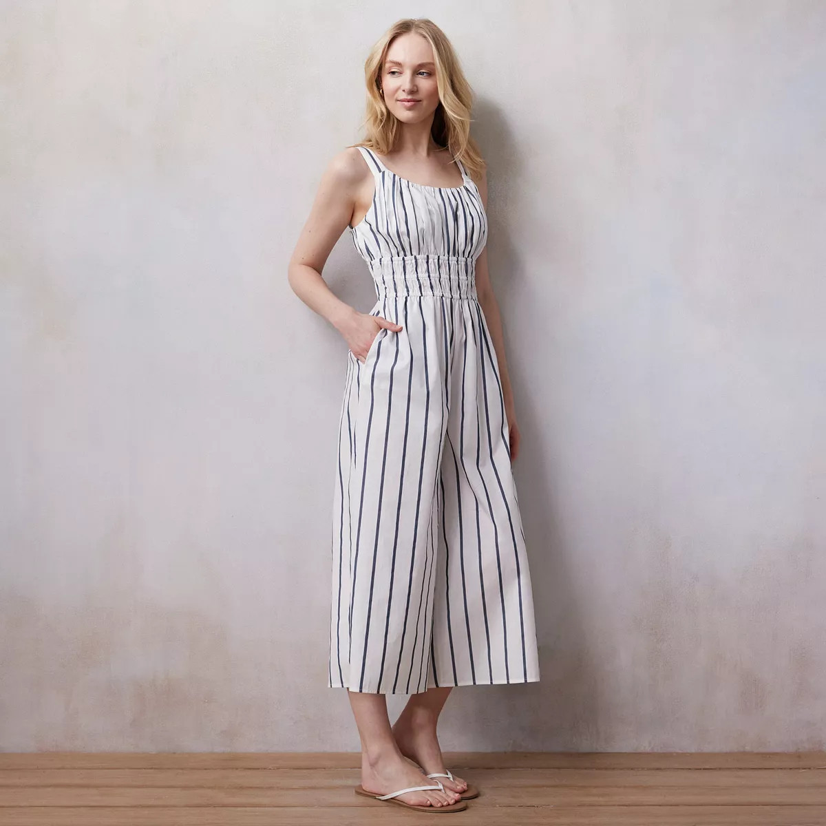 Women's LC Lauren Conrad Pleated Tank Jumpsuit | Kohl's