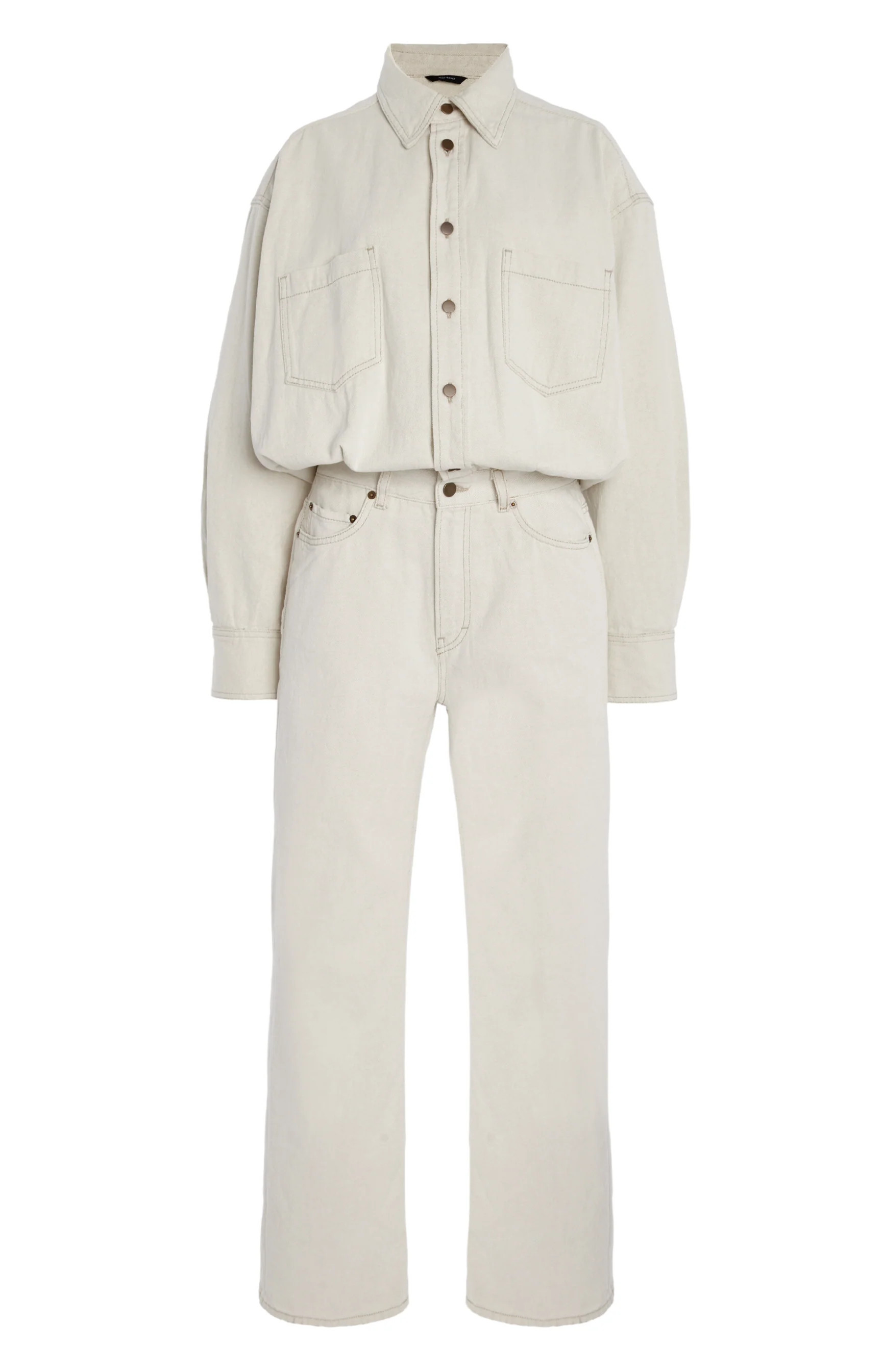 Tilda Jumpsuit Ecru Rinse | Ludivine