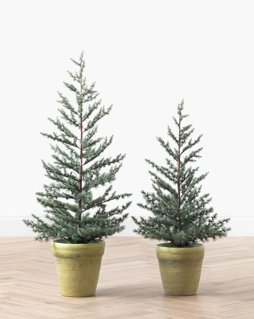 Faux Spruce Pre-Lit Potted Tree | McGee & Co.