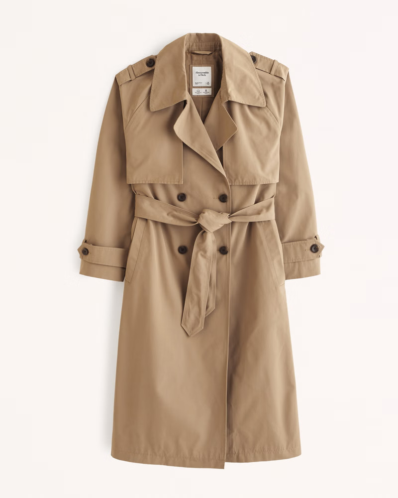 Oversized Trench Coat | Abercrombie & Fitch (US)