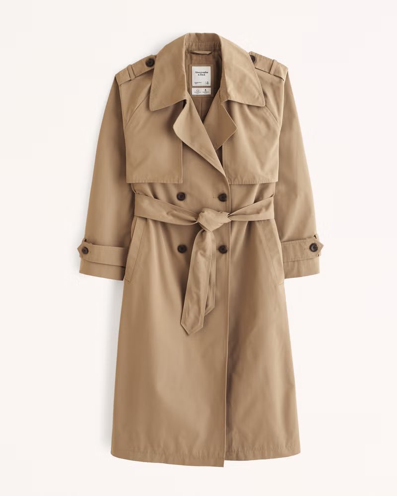 Oversized Trench Coat | Abercrombie & Fitch (UK)