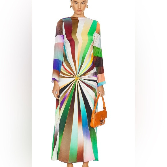 SIEDRES Colorful Long Sleeve Dress | Poshmark