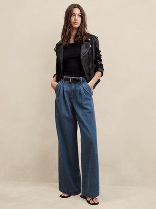 Luxe High-Rise Trouser Jean | Banana Republic Factory