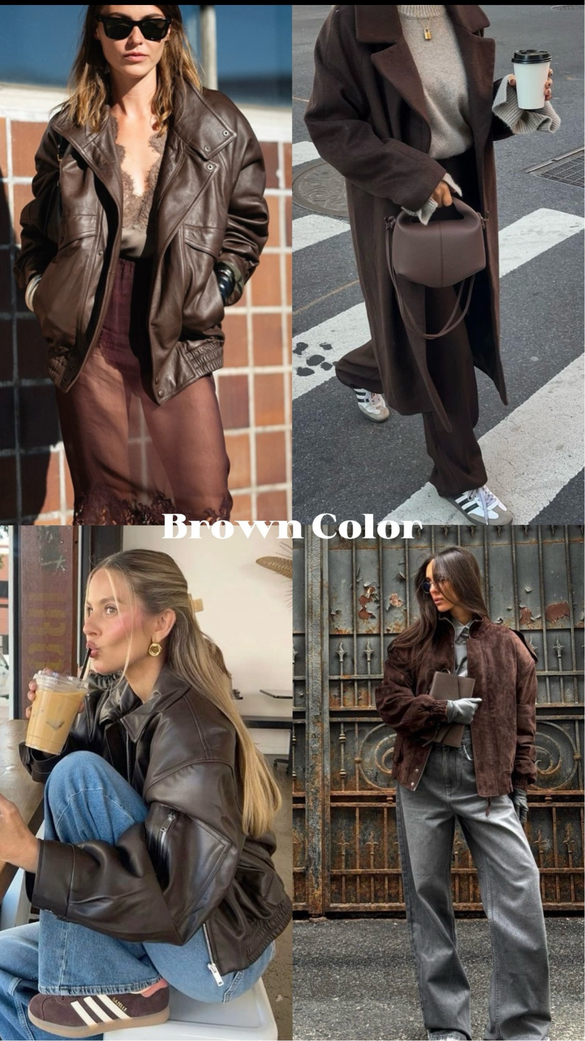 Brown Color Trend Autum Winter 
Tendencia Otoño-Invierno Color Marrón 

#LTKespana #LTKautumn #LTKstyletip