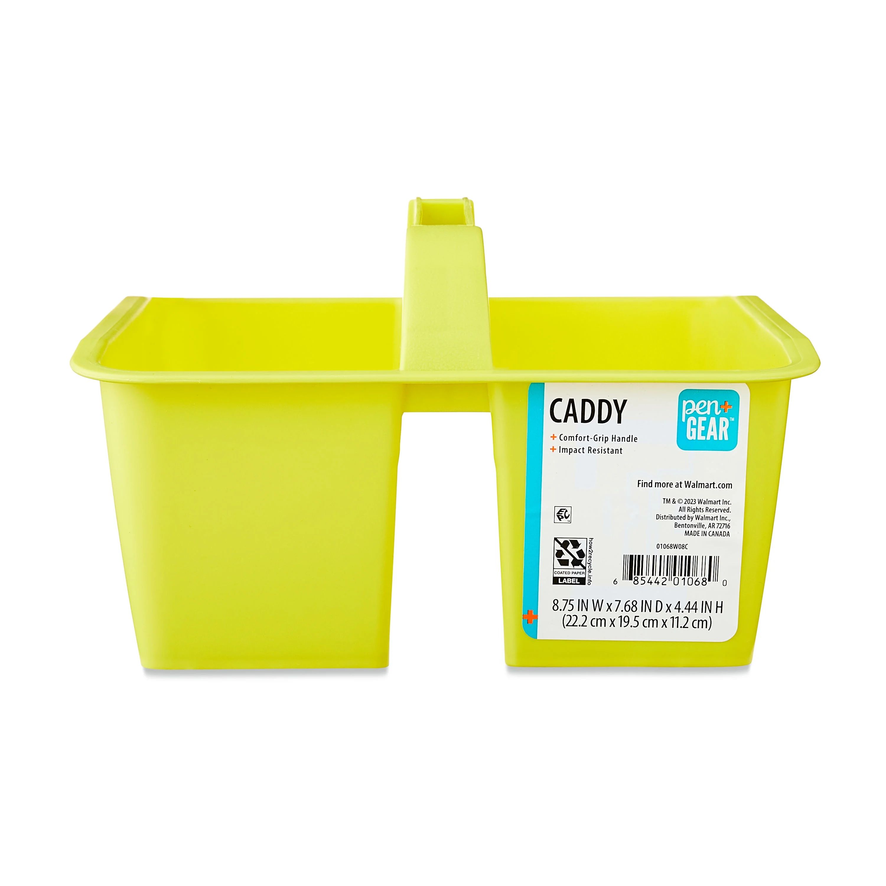 Pen+Gear Plastic Caddy, Lemon Lime | Walmart (US)