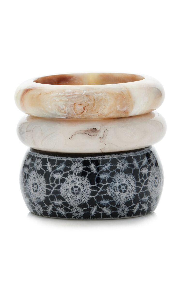 Exclusive Set-of-Three Resin Bangles | Moda Operandi (Global)