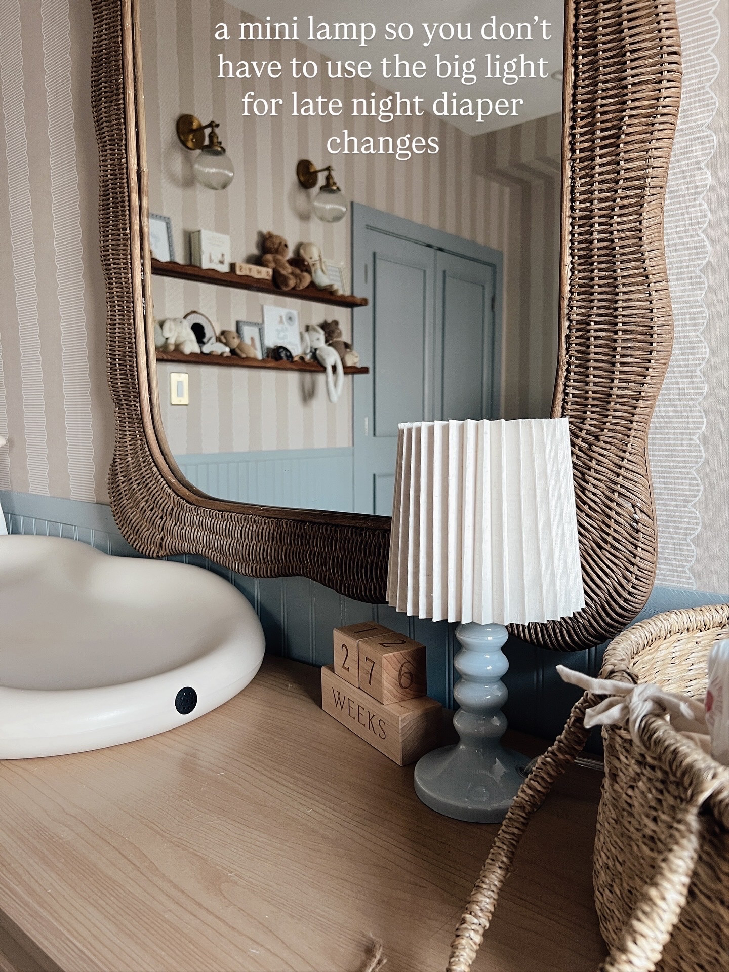 I love this little mini lamp to keep on my sons dresser in his nursery - perfect for late night diaper changes or anytime you don’t want to use the big light 

#LTKBaby #LTKHome