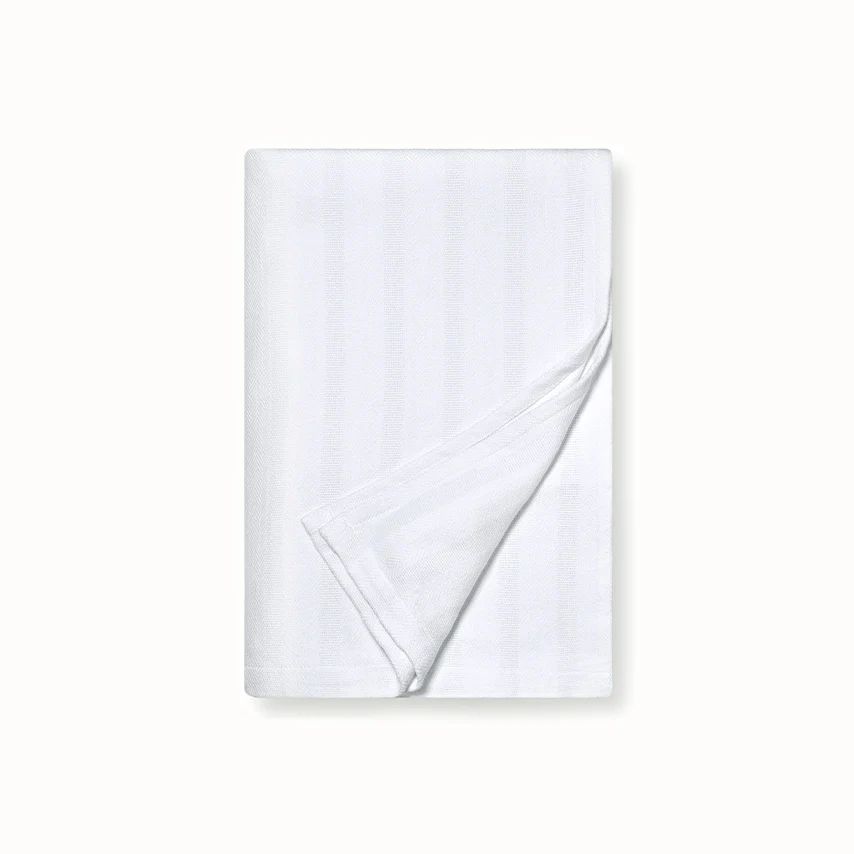 Herringbone Stripe Bed Blanket | Boll & Branch