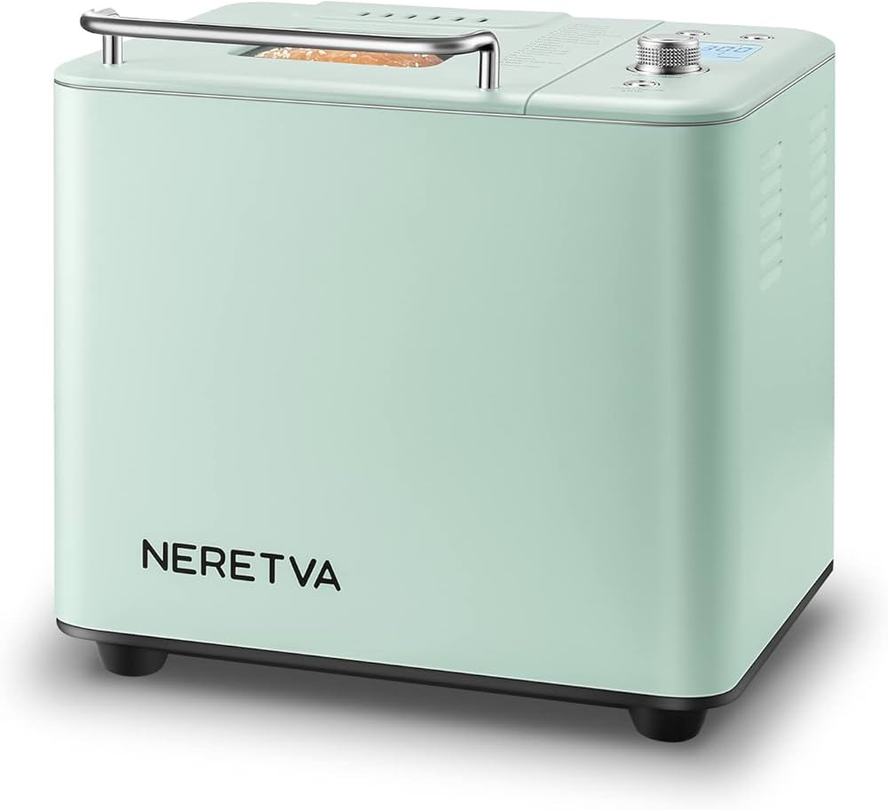 Neretva Bread Maker Machine , 20-in-1 2LB Automatic Breadmaker with Gluten Free Pizza Sourdough S... | Amazon (US)