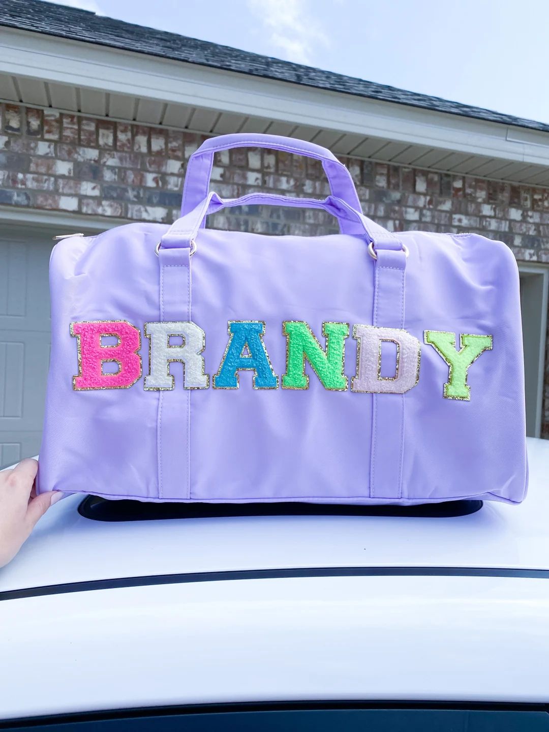 Nylon Duffle Bag | Travel Bag | Overnight Bag | Graduation Gift | Bridesmaids Gift | Bridal Party... | Etsy (US)