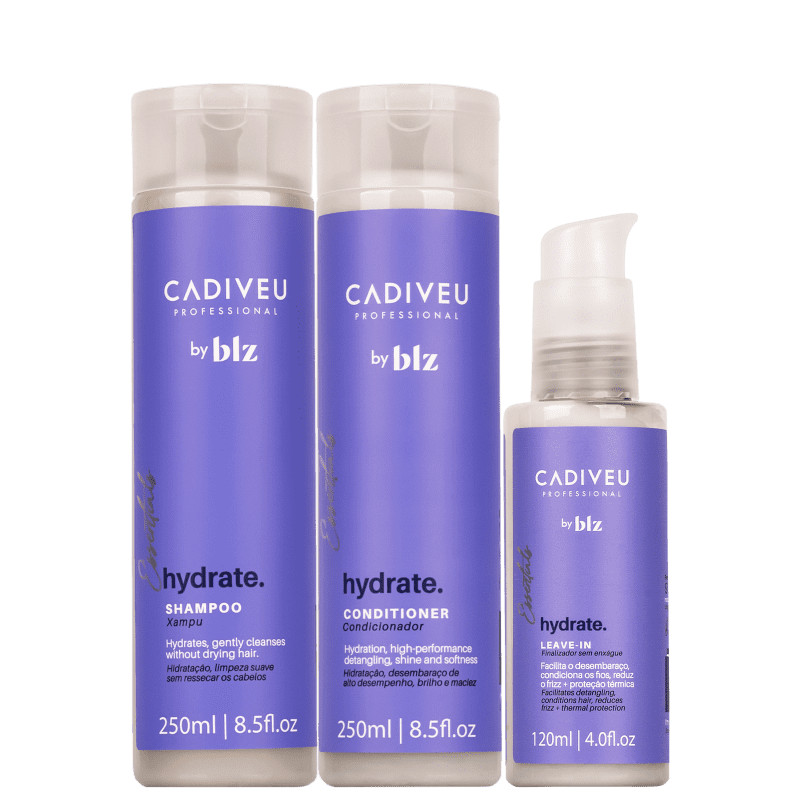 Kit Cadiveu Professional Essentials Hydrate by BLZ Trio (3 Produtos) | Beleza Na Web (BR)