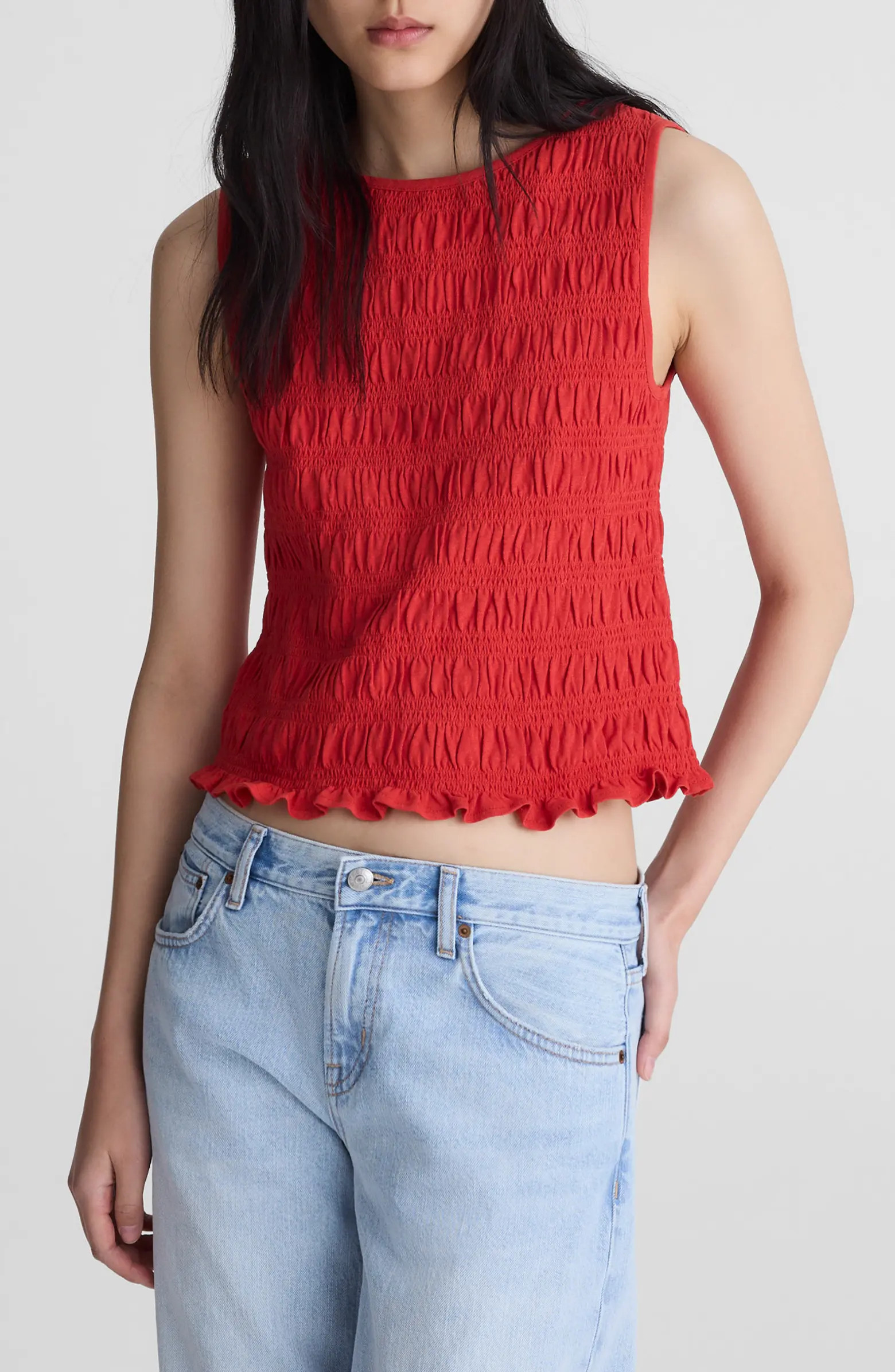 Smocked Tank Top | Nordstrom