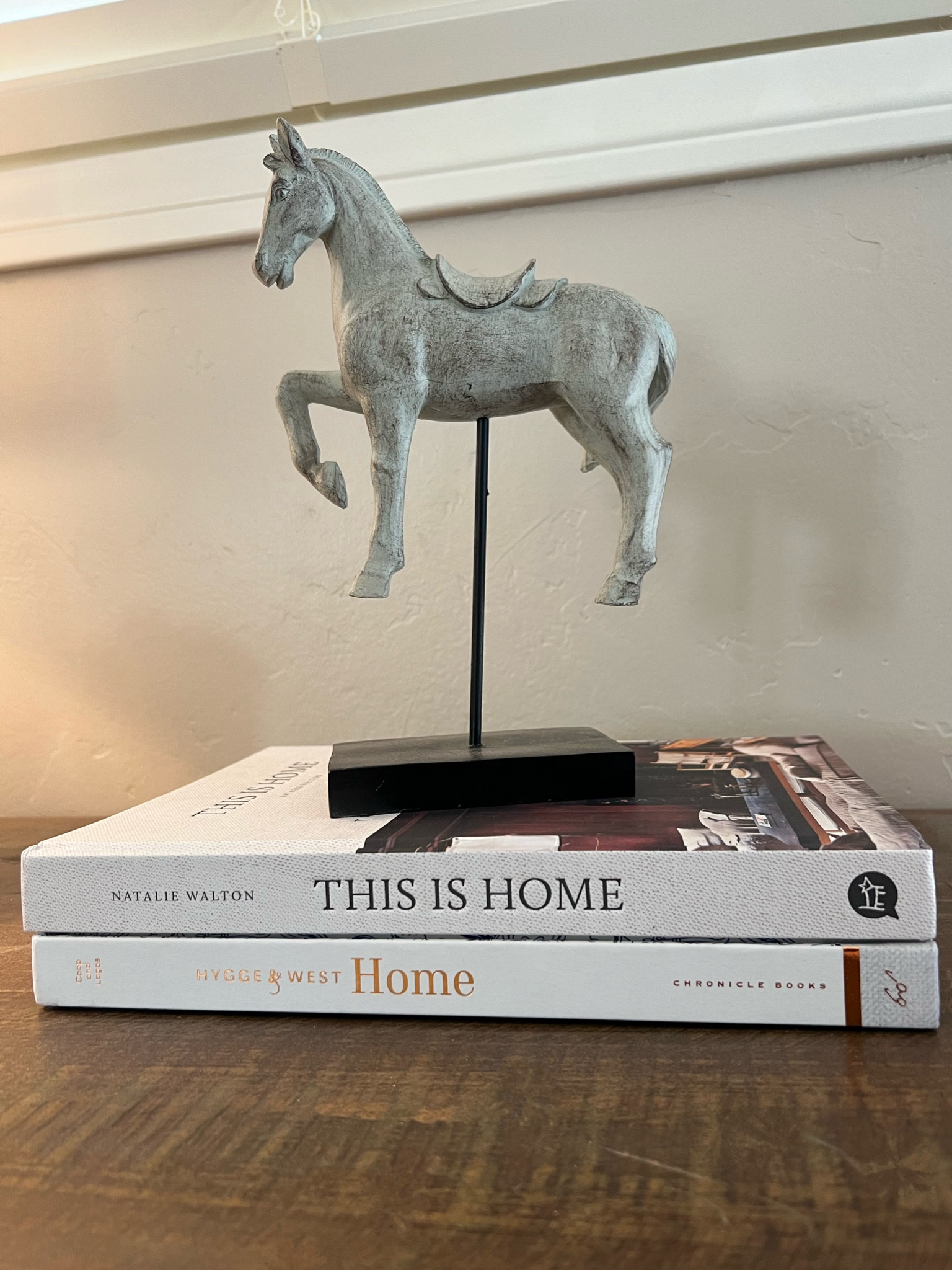 Stallion decor is from Hobby Lobby 
(Distressed Gray Horse) found similar that would look good for book decor 🤌🏼