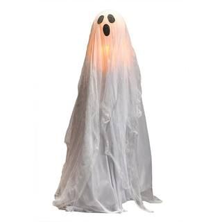 35 in. Glowing Ghost on Stake | The Home Depot