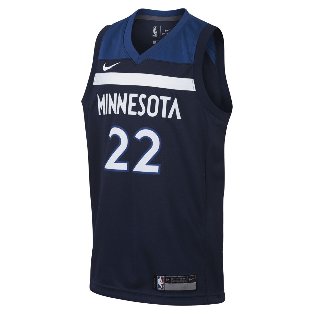 Andrew Wiggins Minnesota Timberwolves Nike Icon Edition Swingman Big Kids' NBA Jersey Size XL (Blue) | Nike (US)