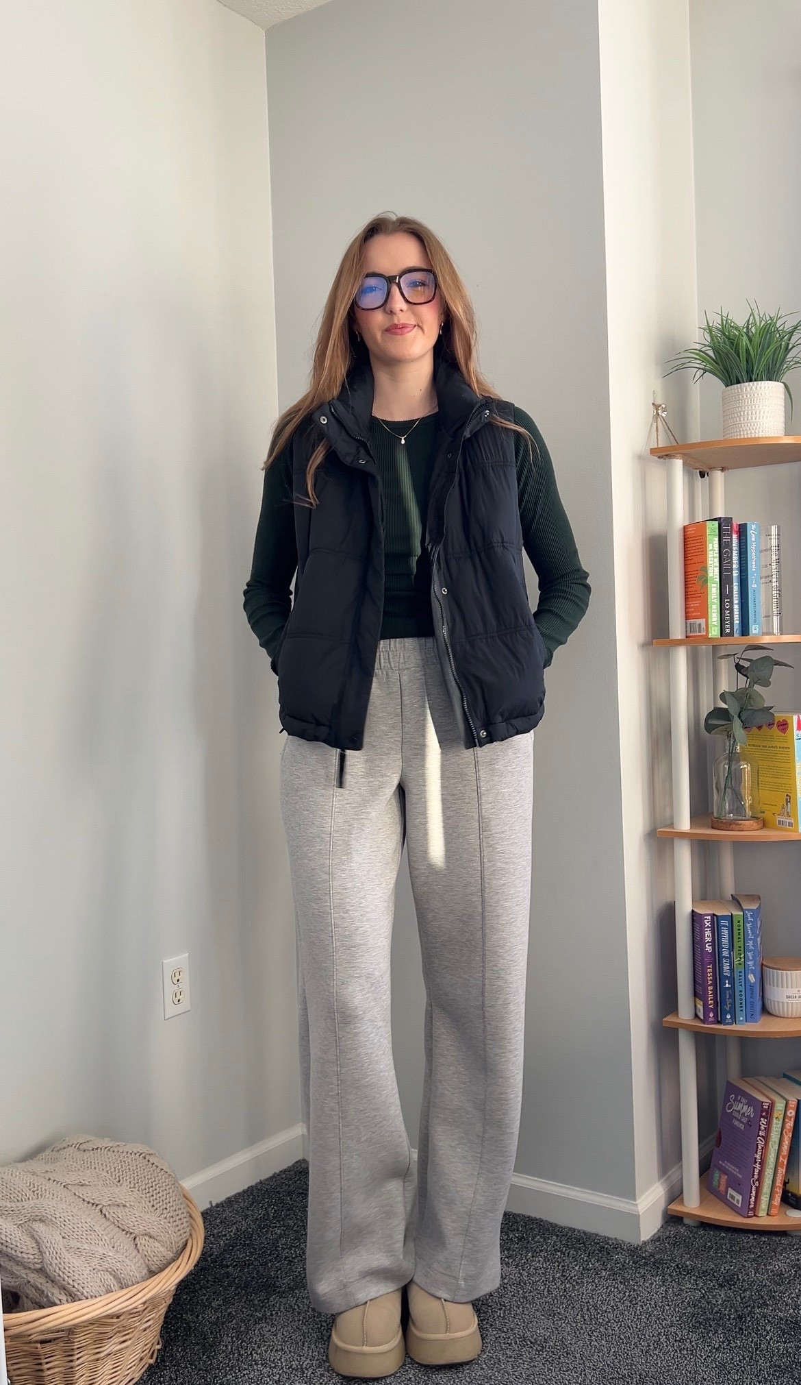 Old Navy lounge pieces on sale, size medium in vest and small tall in pants 

#LTKTall #LTKootd #LTKSaleAlert
