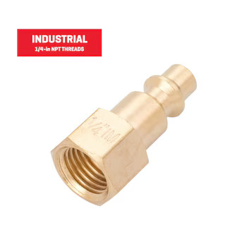 Kobalt Brass NPT Plug (F)-1/4-in Industrial | Lowe's