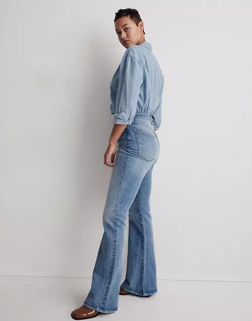 The Curvy Perfect Vintage Flare Jean in Delavan Wash | Madewell