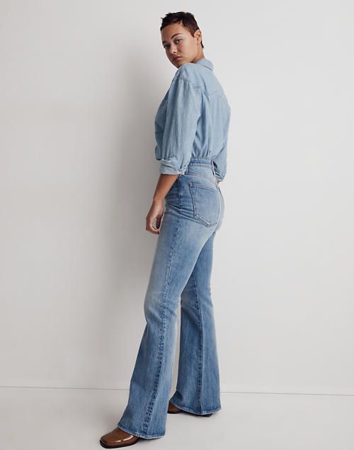 The Curvy Perfect Vintage Flare Jean in Delavan Wash | Madewell