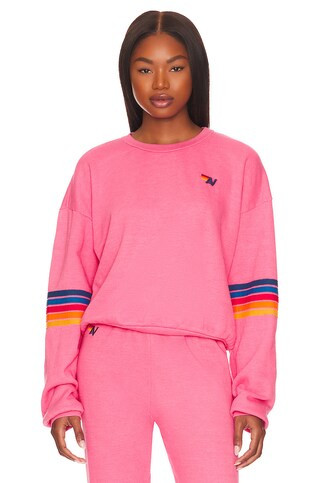 Rainbow Stitch Sweatshirt
                    
                    Aviator Nation | Revolve Clothing (Global)