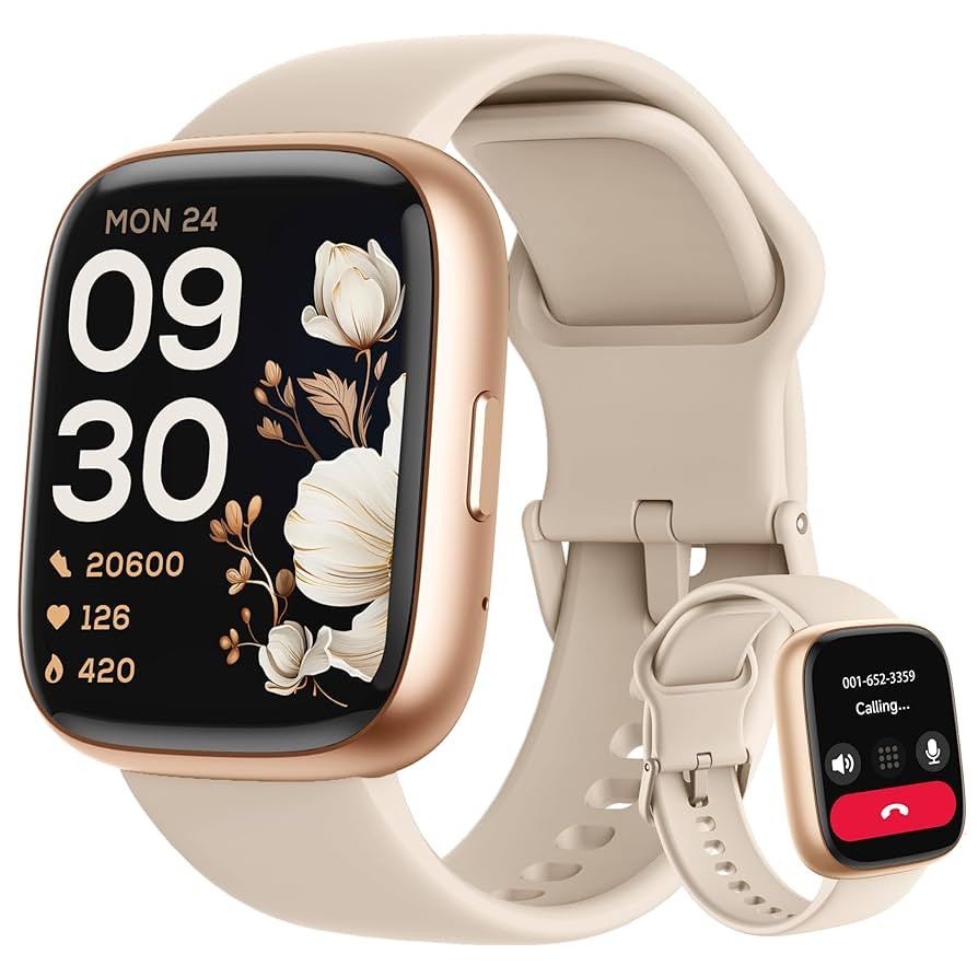 Smart Watch, Alexa Built-in, Answer/Make Calls 44mm Smartwatch Women Men, 1.83" Sports Watch IP68... | Amazon (US)