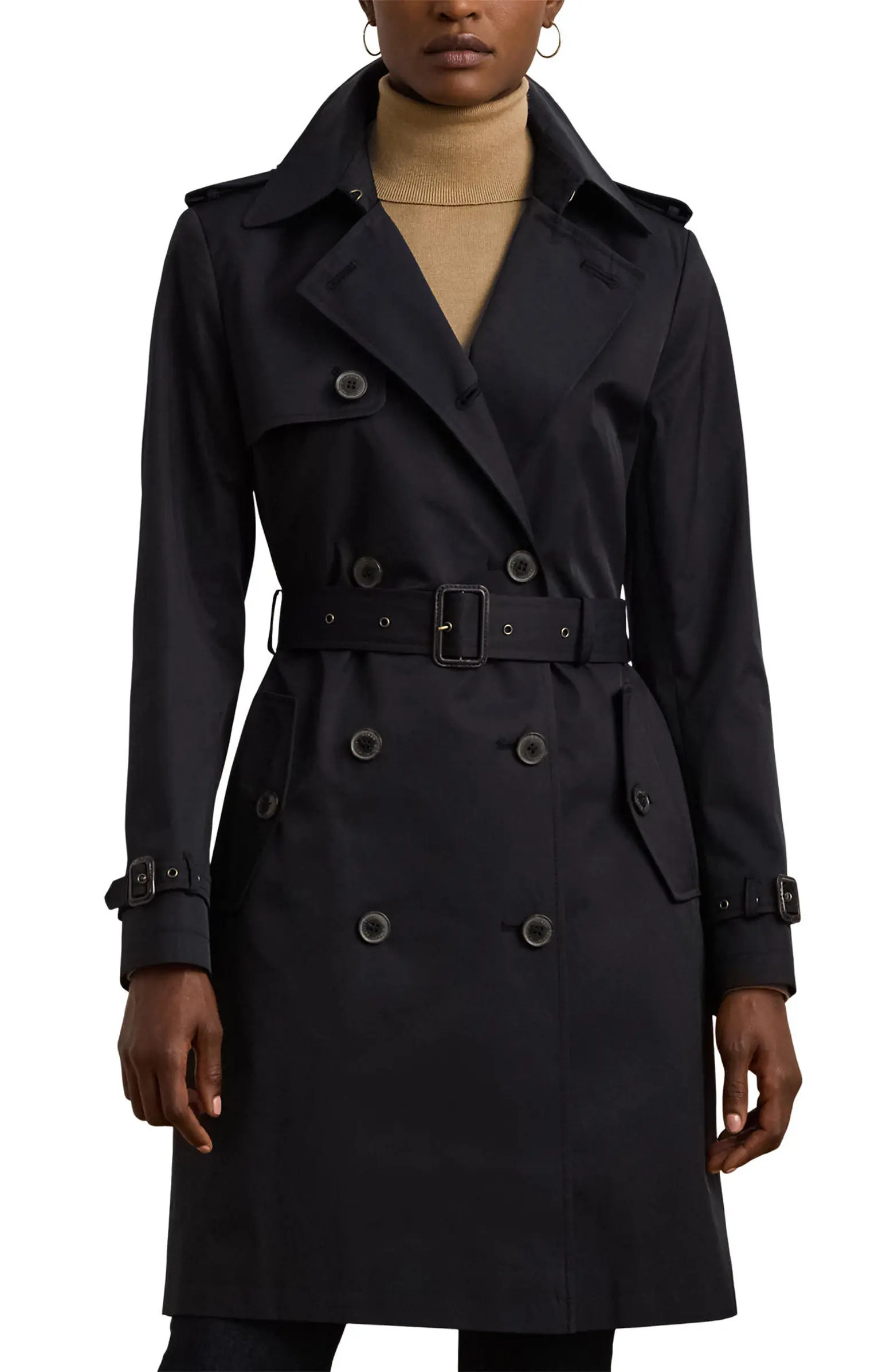 Belted Water Resistant Double Breasted Trench Coat | Nordstrom