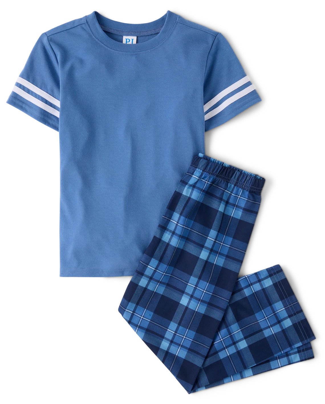 Boys Plaid Pajamas - blue | The Children's Place