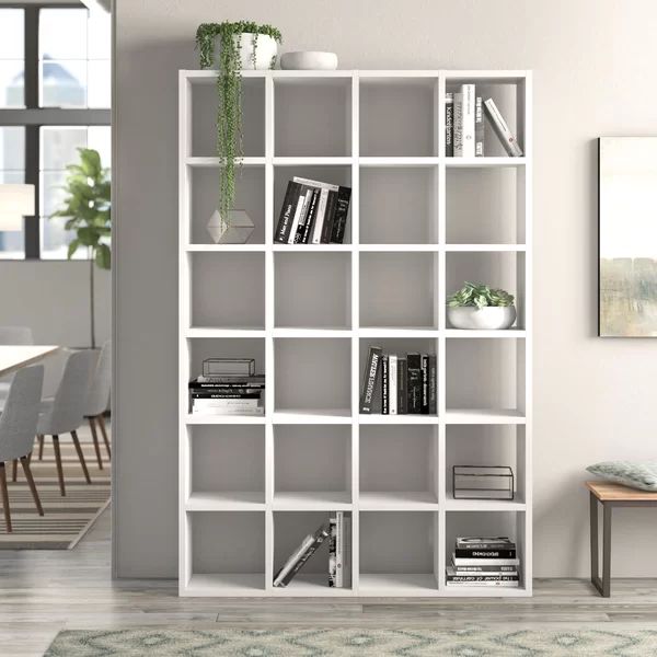 88.19'' H Geometric Bookcase | Wayfair North America