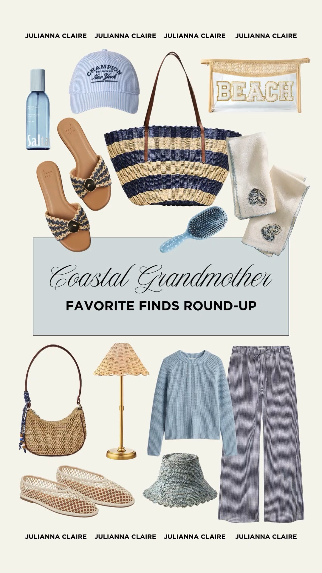 Coastal grandmother favorites for summer 2026! 🩵☀️

#LTKootd #LTKgrwm #LTKHome