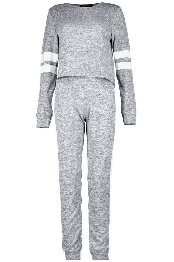 Stripe Detail Lounge Set | Boohoo.com (US & CA)