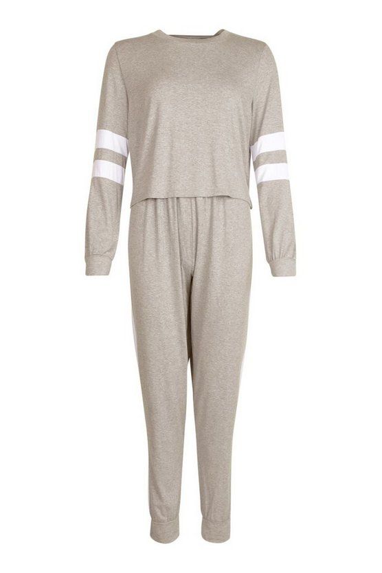 Stripe Detail Lounge Set | Boohoo.com (US & CA)