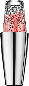 Godinger Cocktail Shaker, Martini Shaker, Boston Shaker, Stainless Cup and Crystal Glass to Mix D... | Amazon (US)