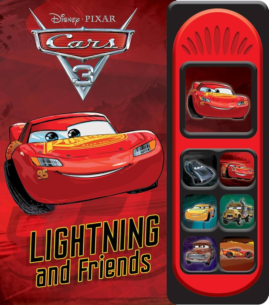 Disney Pixar Cars 3 - Lightning McQueen and Friends Little Sound Book - Play-a-Sound - PI Kids | Amazon (US)