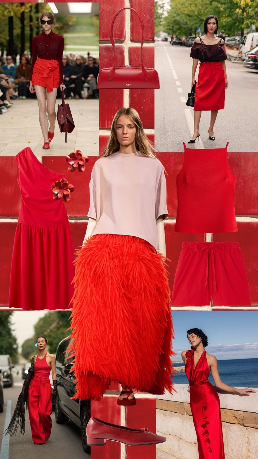 Red Revival

A bold red edit built around saturated colour, clean silhouettes and statement texture. From sleek separates and fluid dresses to feathered finishes and matching accessories, red takes over as the ultimate confidence colour.

red, red outfit, red dress, red skirt, red top, monochrome red, colour trend, statement colour, bold dressing, tonal dressing, red accessories, fashion edit, outfit inspiration, occasionwear, summer style, elegant style, statement dressing

#LTKstyletip #LTKFashionMonth #LTKsummer