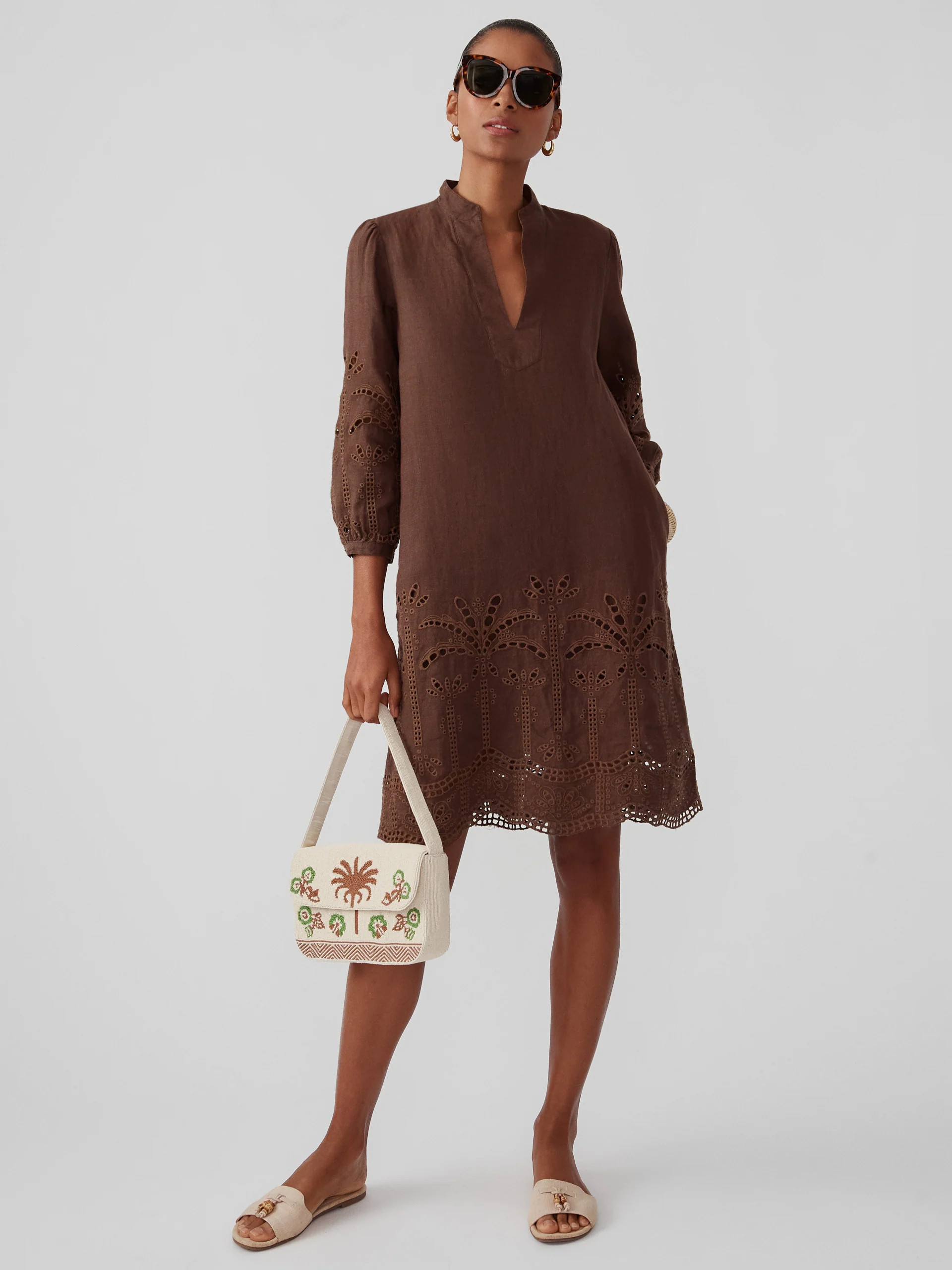 Newbury Eyelet Dress | J.McLaughlin
