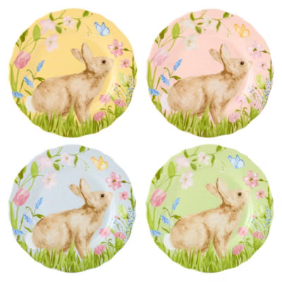 Linden Street Mariposa Garden 4-pc. Stoneware Salad Plate, Color: Multi - JCPenney | JCPenney