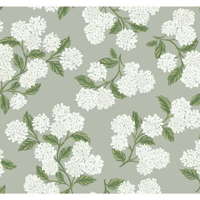 Hydrangea 27' x 27" Wallpaper | Wayfair North America