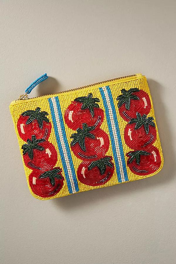 The Fiona Medium Beaded Pouch | Anthropologie (US)