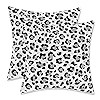 Kawani Cow Print Lumbar Pillow Covers 12x20 Inch Black Brown White Cowhide Throw Pillow Covers Se... | Amazon (US)