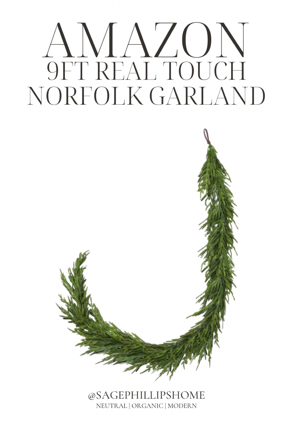 AHH, did I seriously just snag the Real Touch Norfolk Pine Christmas Garlands from Amazon?! It had, like, two reviews, and I was like, “Why not roll the dice?!” And let me tell you, it’s AMAZING! I grabbed both the 6 and 9 ft lengths, and it’s basically a dupe for the Afloral Garland (which, of course, we can’t even get in Canada!). Don’t sleep on this—grab them before they’re gone!

#LTKcanada #LTKsale #LTKautumn