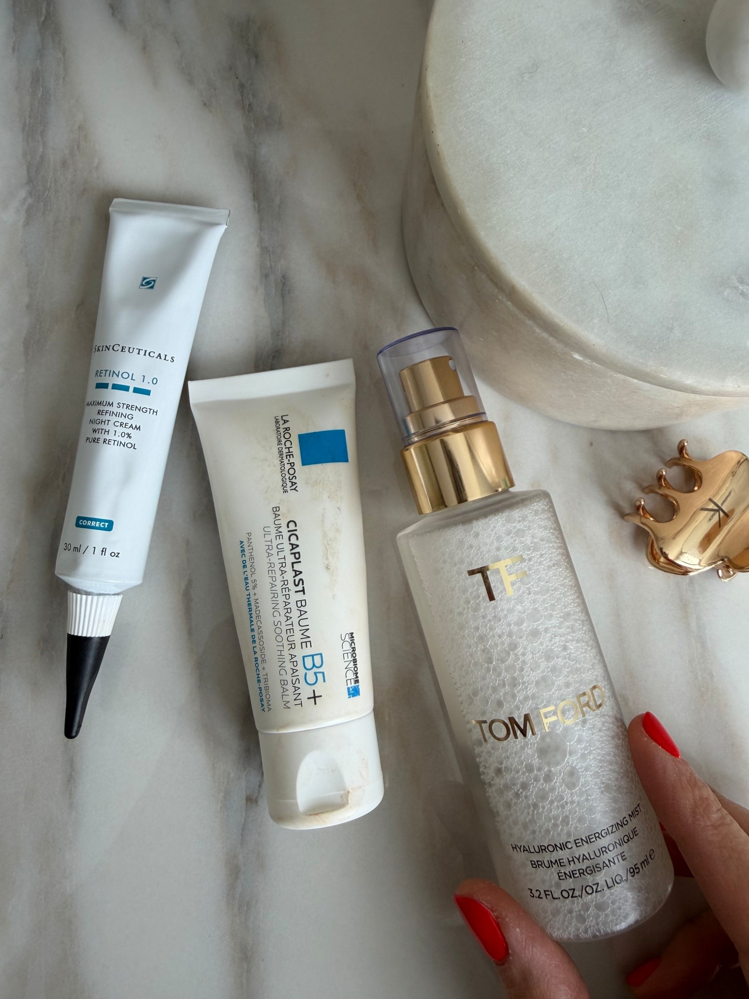 Upgraded my retinol routine to the max level and my skin is super sensitive right now. I’m repairing with my favorite repair cream that I use for literally everything! Also use this energizing hyalouronic acid mist all day in the winter 

#LTKselfcare #LTKBeauty #LTKOver40