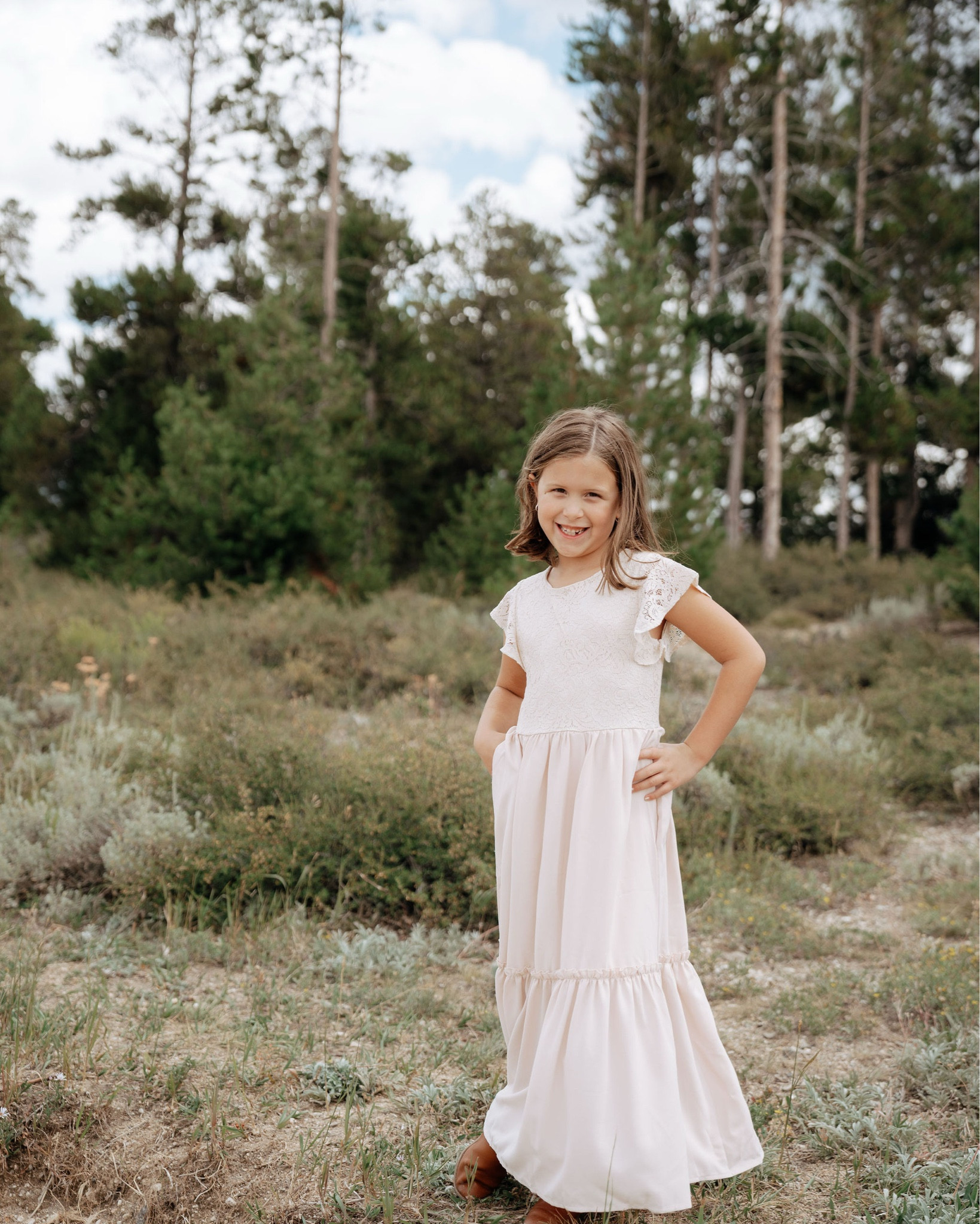 Dress from Amazon my daughter wore for family photos this summer!