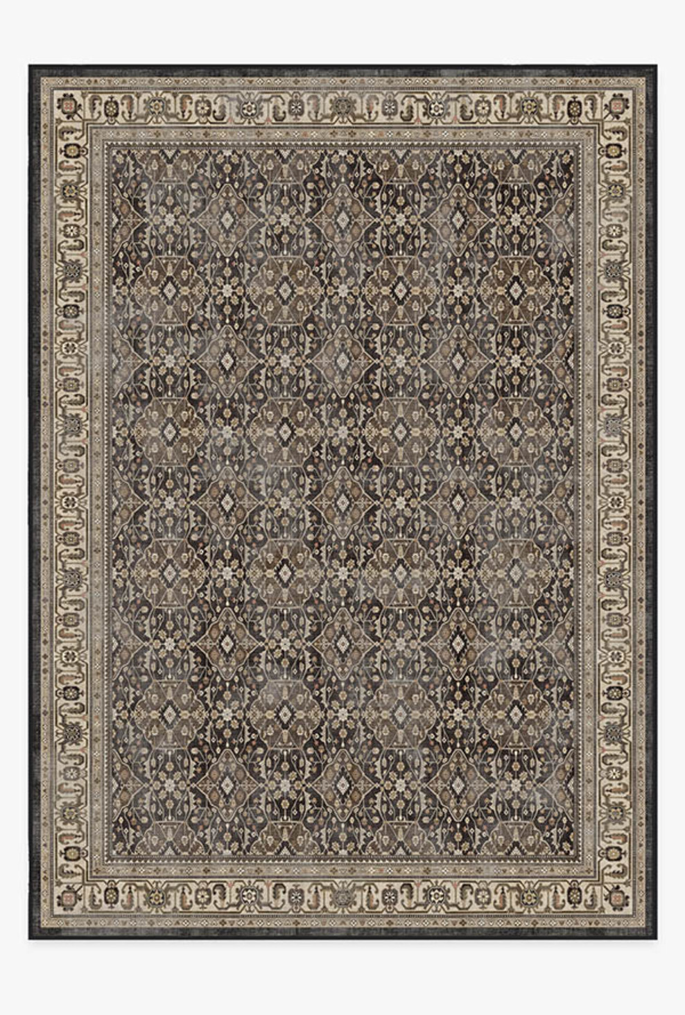 Alessia Dark Wood Rug | Ruggable
