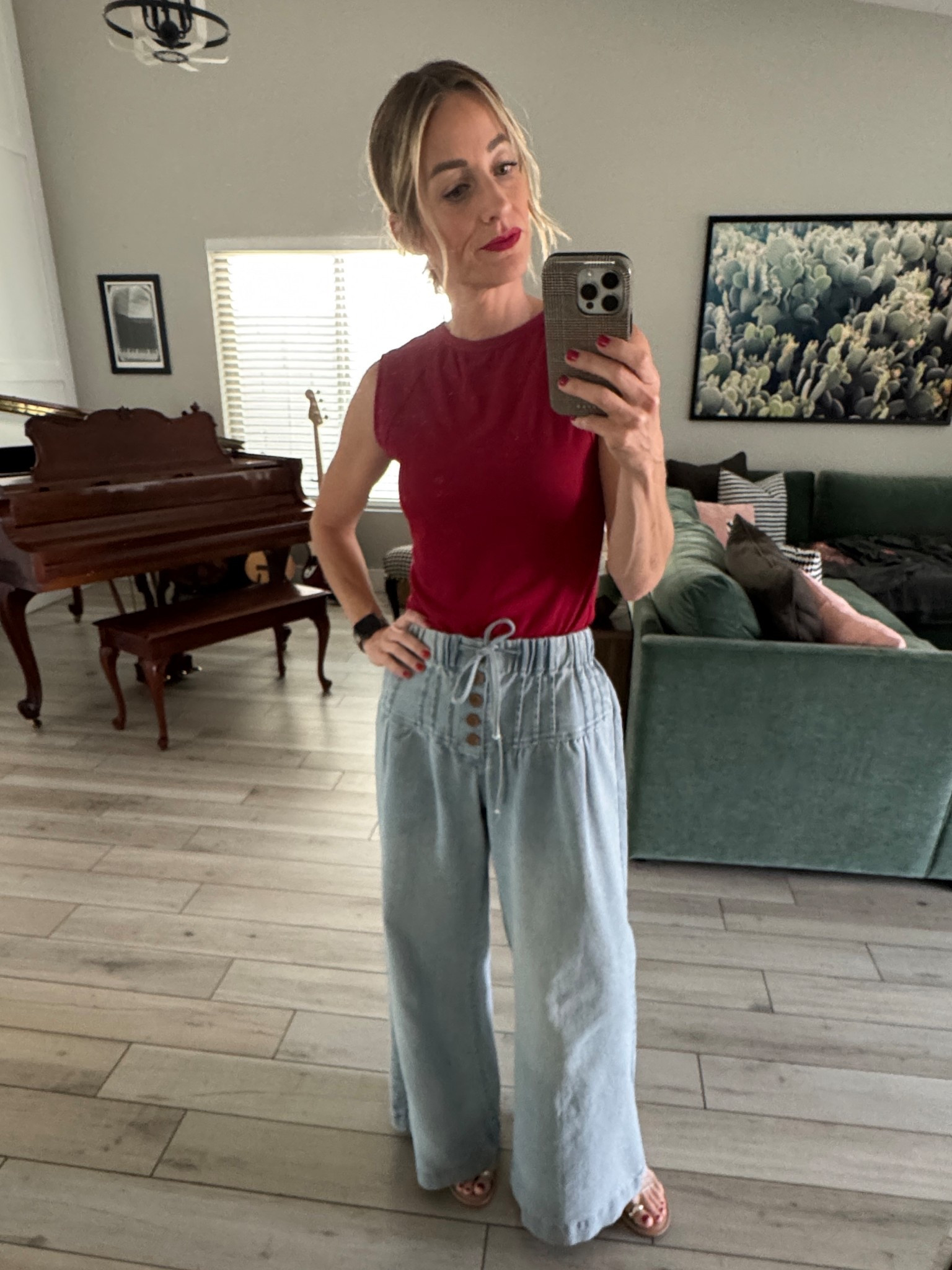 It’s a red kind of day.