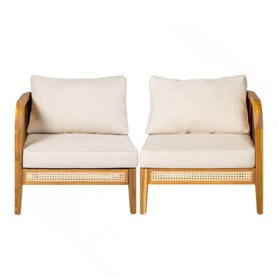 Kirkby Outdoor Arm Chairs (L & R) | Wayfair North America